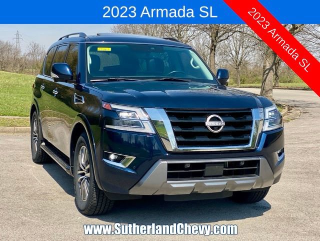 Used 2023 Nissan Armada SL w/ Captain's Chairs Package image 1
