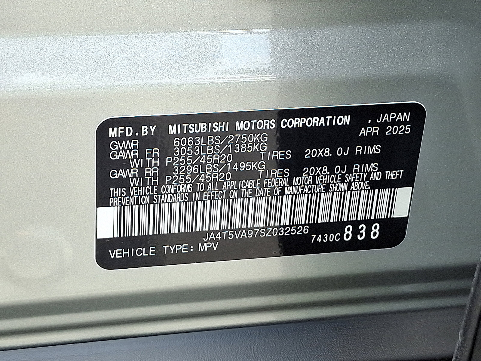 New 2025 Mitsubishi Outlander SE image 20