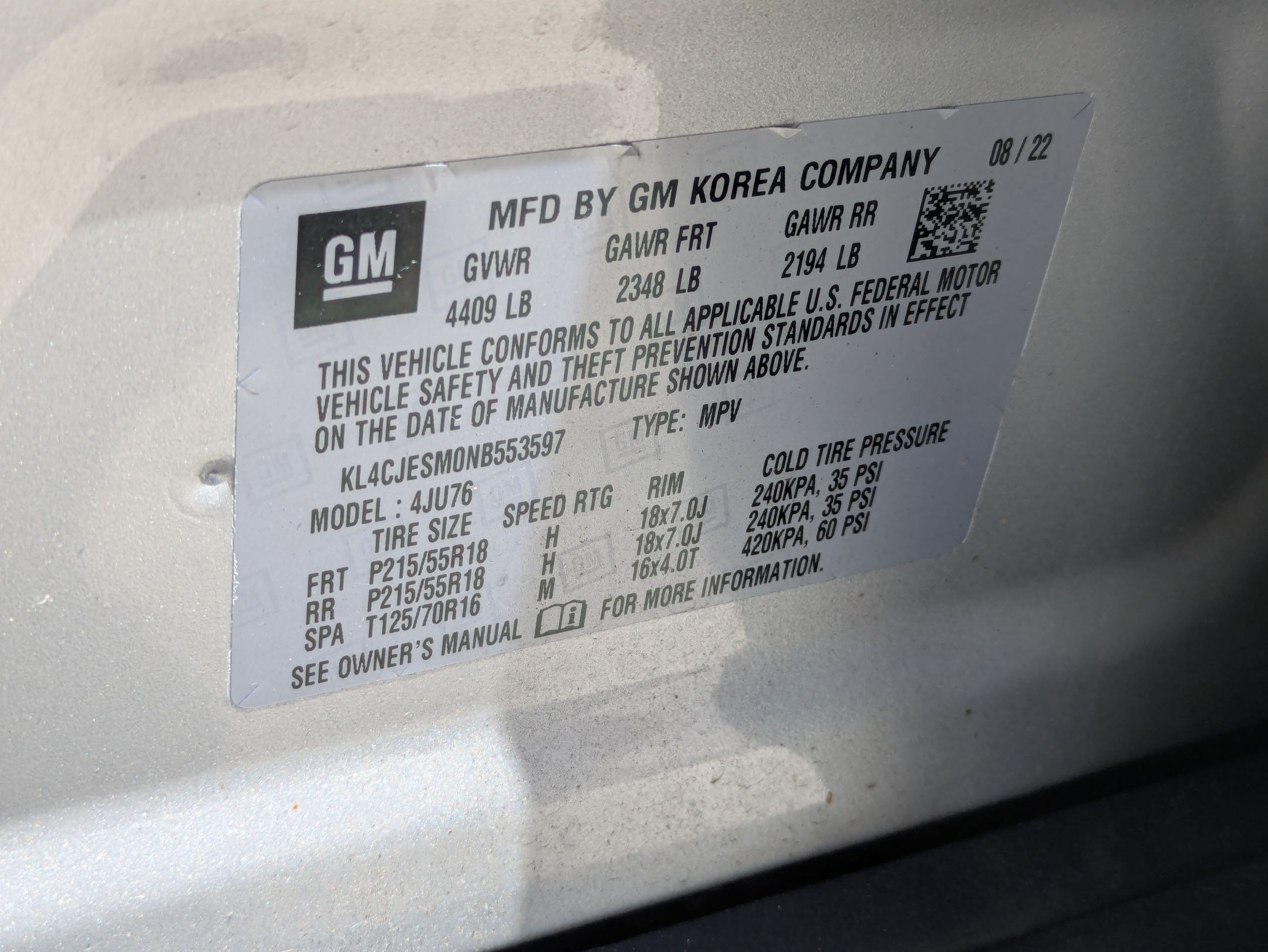 Used 2022 Buick Encore Preferred w/ Safety Package AWD/4WD image 33