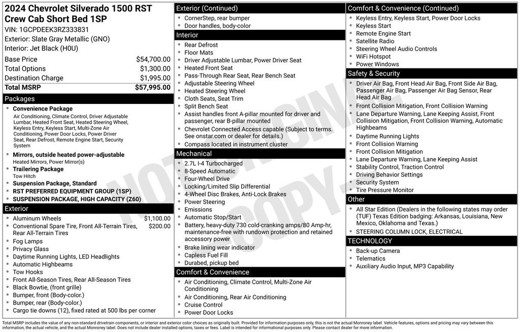 Used 2024 Chevrolet Silverado 1500 RST AWD/4WD image 17