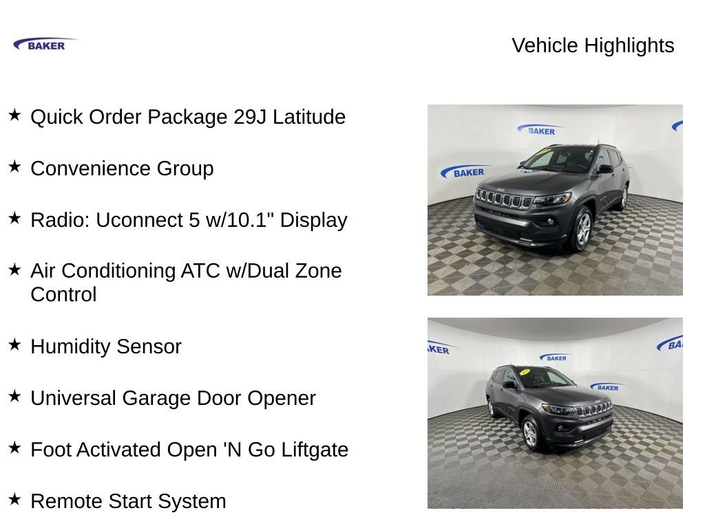 Used 2024 Jeep Compass Latitude w/ Convenience Group image 4