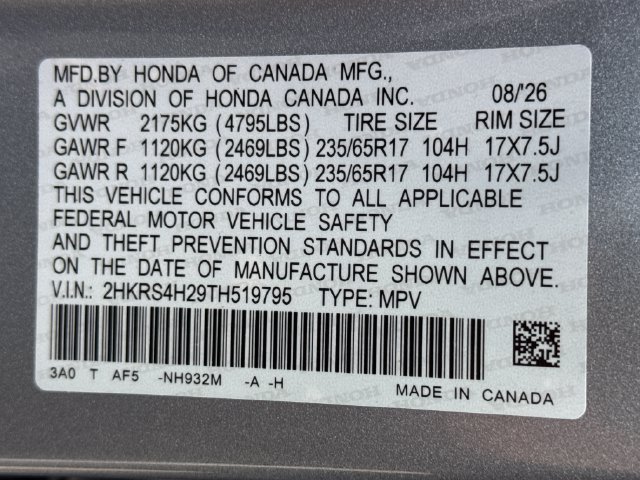 New 2026 Honda CR-V LX image 19