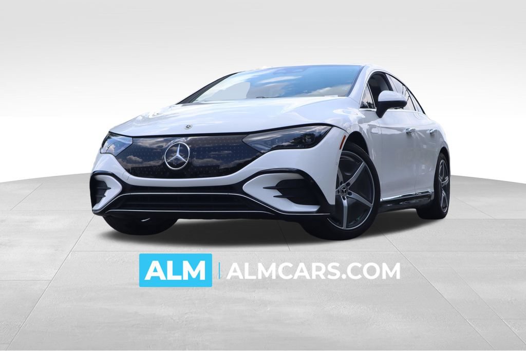 Used 2025 Mercedes-Benz EQE 350+ Sedan w/ AMG Line Exterior Package video 1