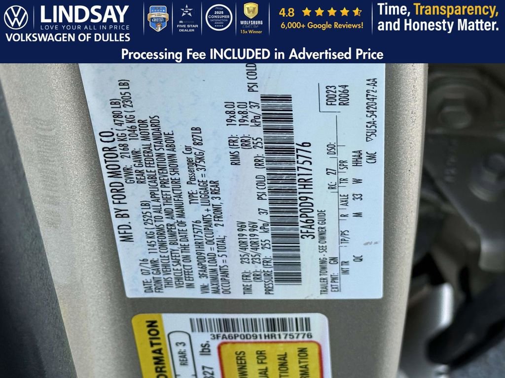 Used 2017 Ford Fusion Platinum image 27