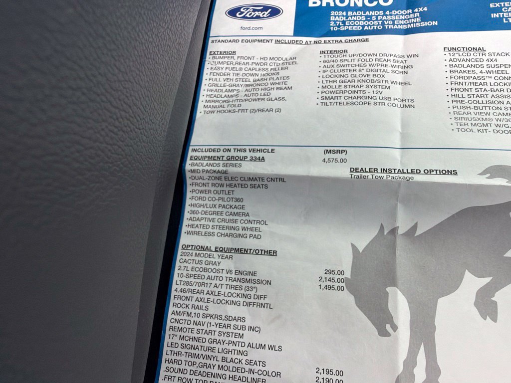 Used 2024 Ford Bronco Badlands AWD/4WD image 41