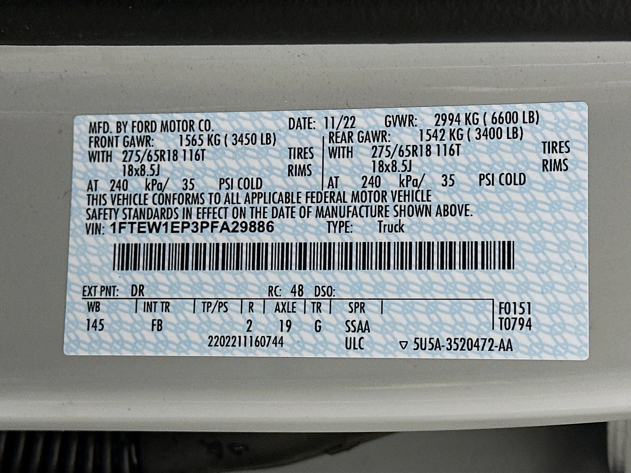 Used 2023 Ford F150 XLT w/ Equipment Group 302A High image 12