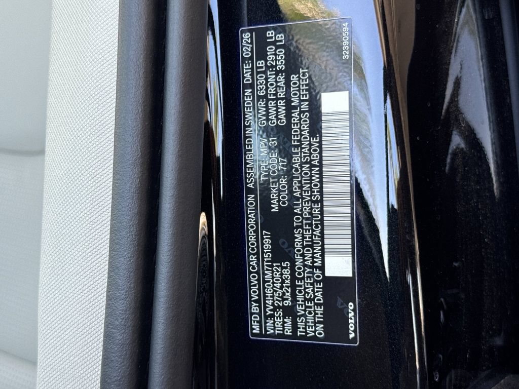 New 2026 Volvo XC90 T8 Ultra w/ Protection Package Premier AWD/4WD image 29