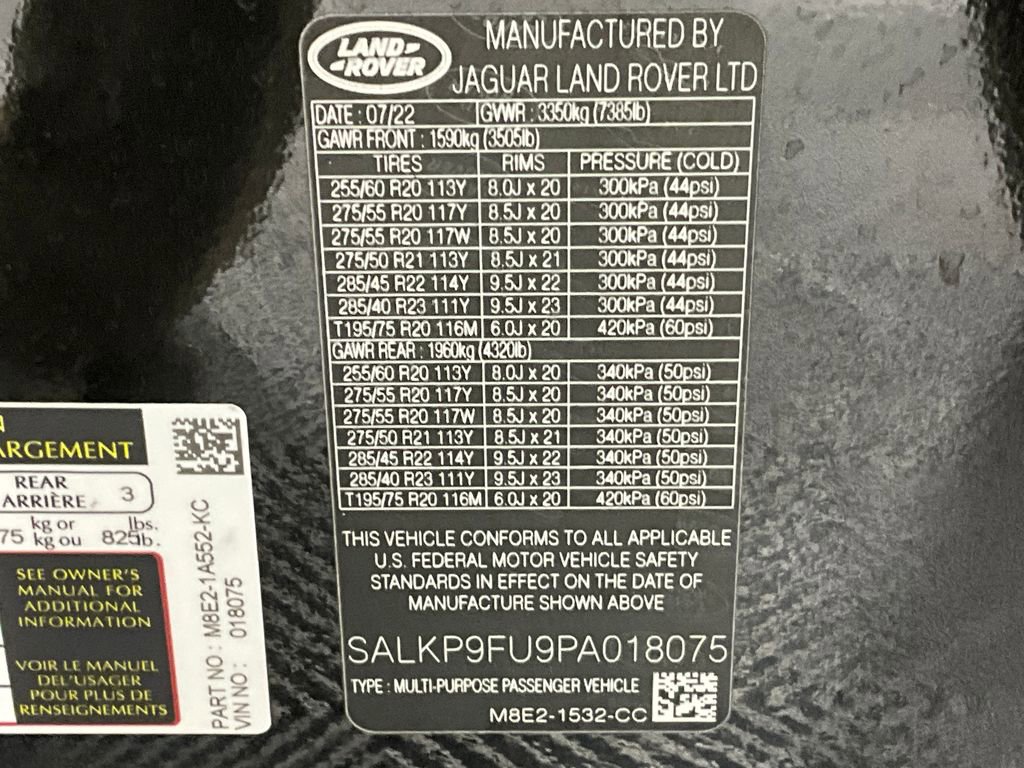 Certified 2023 Land Rover Range Rover SE AWD/4WD image 30
