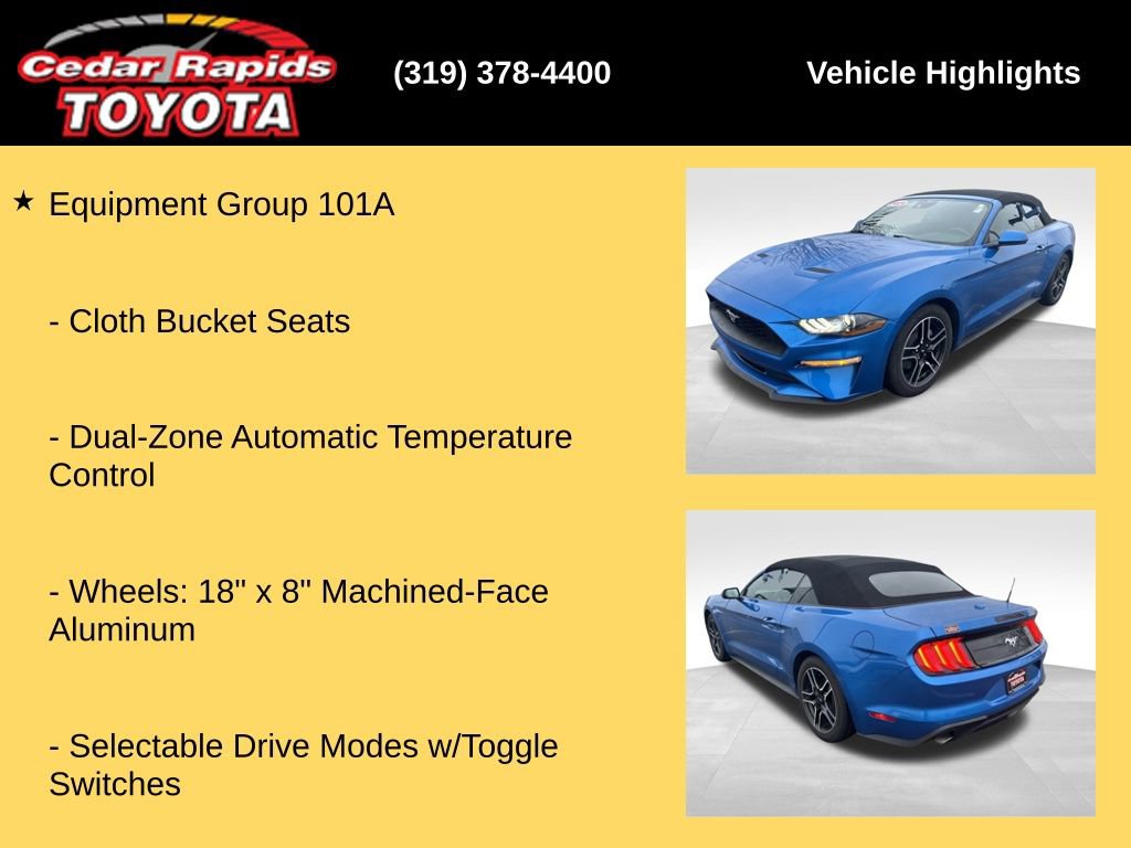 Used 2021 Ford Mustang Convertible w/ Equipment Group 101A image 15