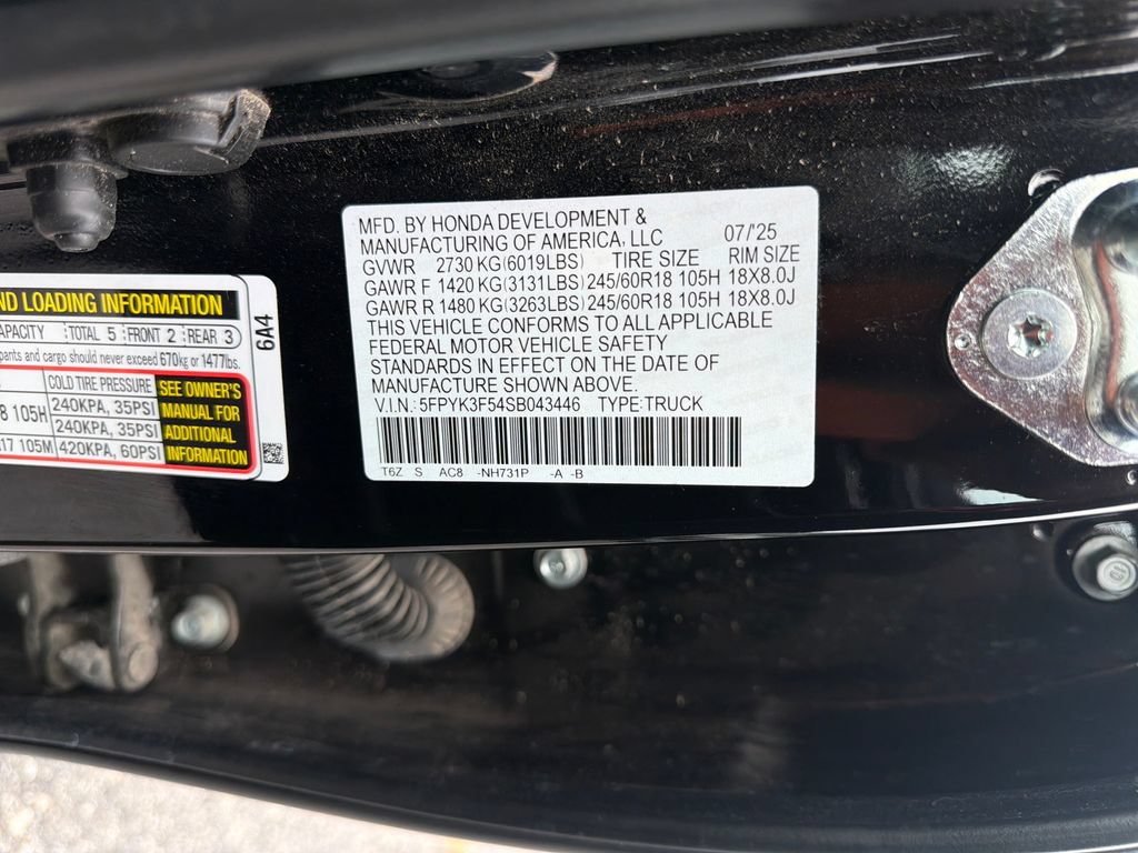 Used 2025 Honda Ridgeline RTL image 28