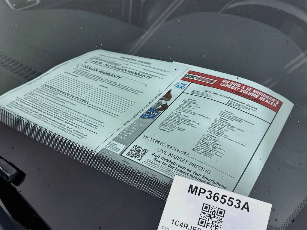 Used 2021 Jeep Grand Cherokee Limited AWD/4WD image 13