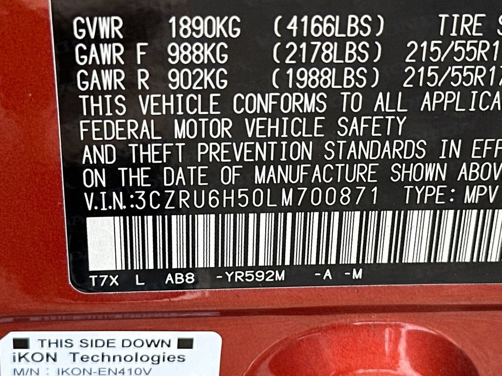 Used 2020 Honda HR-V EX image 33