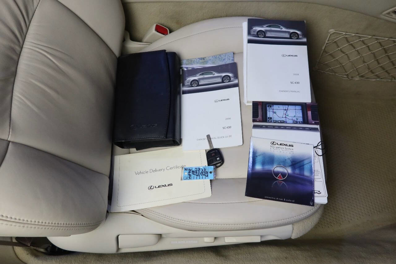 Used 2008 Lexus SC 430 Convertible image 26