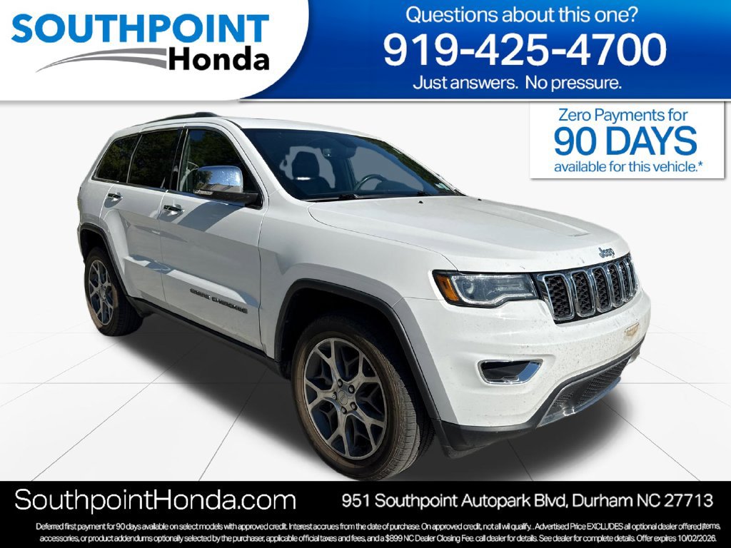 Used 2020 Jeep Grand Cherokee Limited w/ Premium Lighting Group