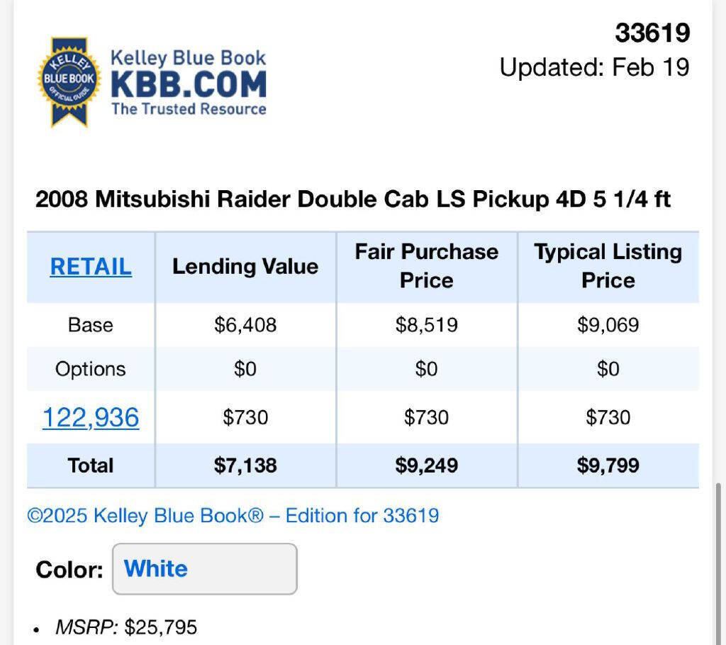 Used 2008 Mitsubishi Raider LS image 17