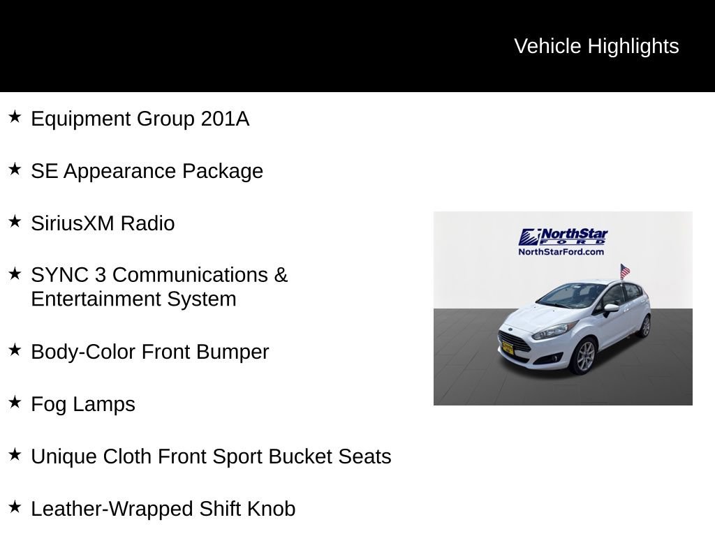 Used 2017 Ford Fiesta SE w/ Equipment Group 201A FWD image 31