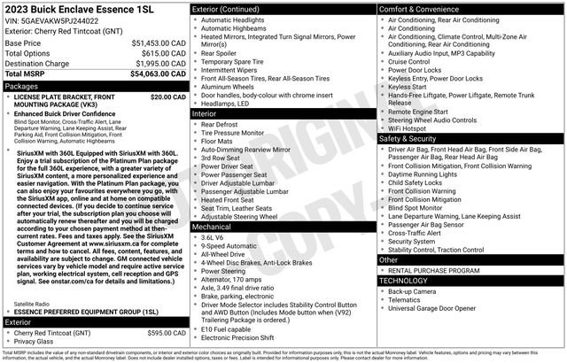 Used 2023 Buick Enclave Essence image 6