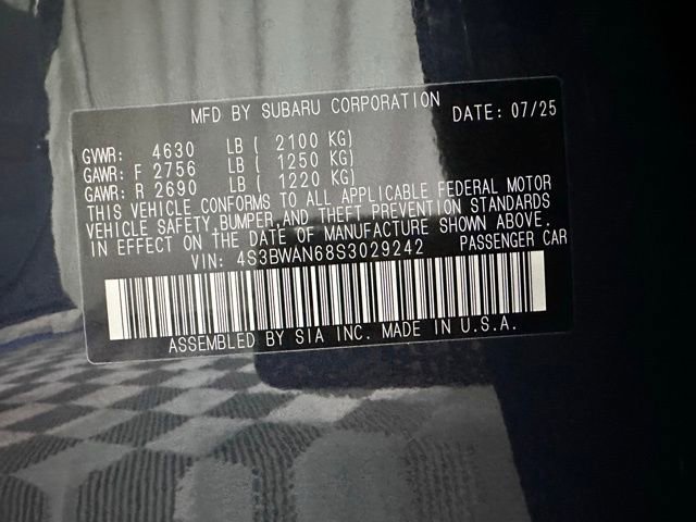 New 2025 Subaru Legacy Limited image 41