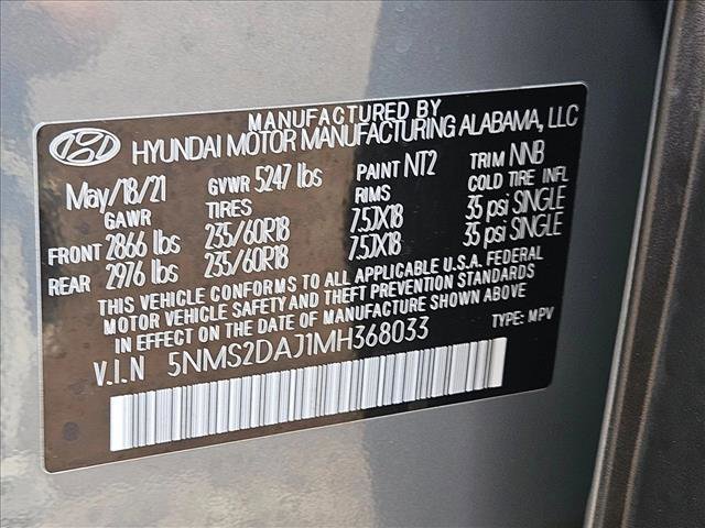 Used 2021 Hyundai Santa Fe SEL AWD/4WD image 15