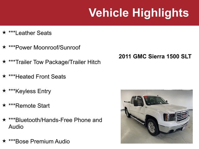 Used 2011 GMC Sierra 1500 SLT w/ All-Terrain Package image 2