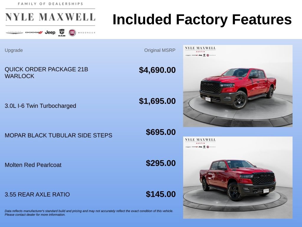 New 2026 RAM 1500 Warlock AWD/4WD image 7