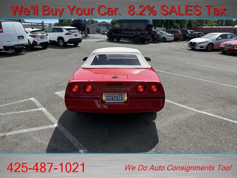 Used 1989 Chevrolet Corvette Convertible RWD image 12