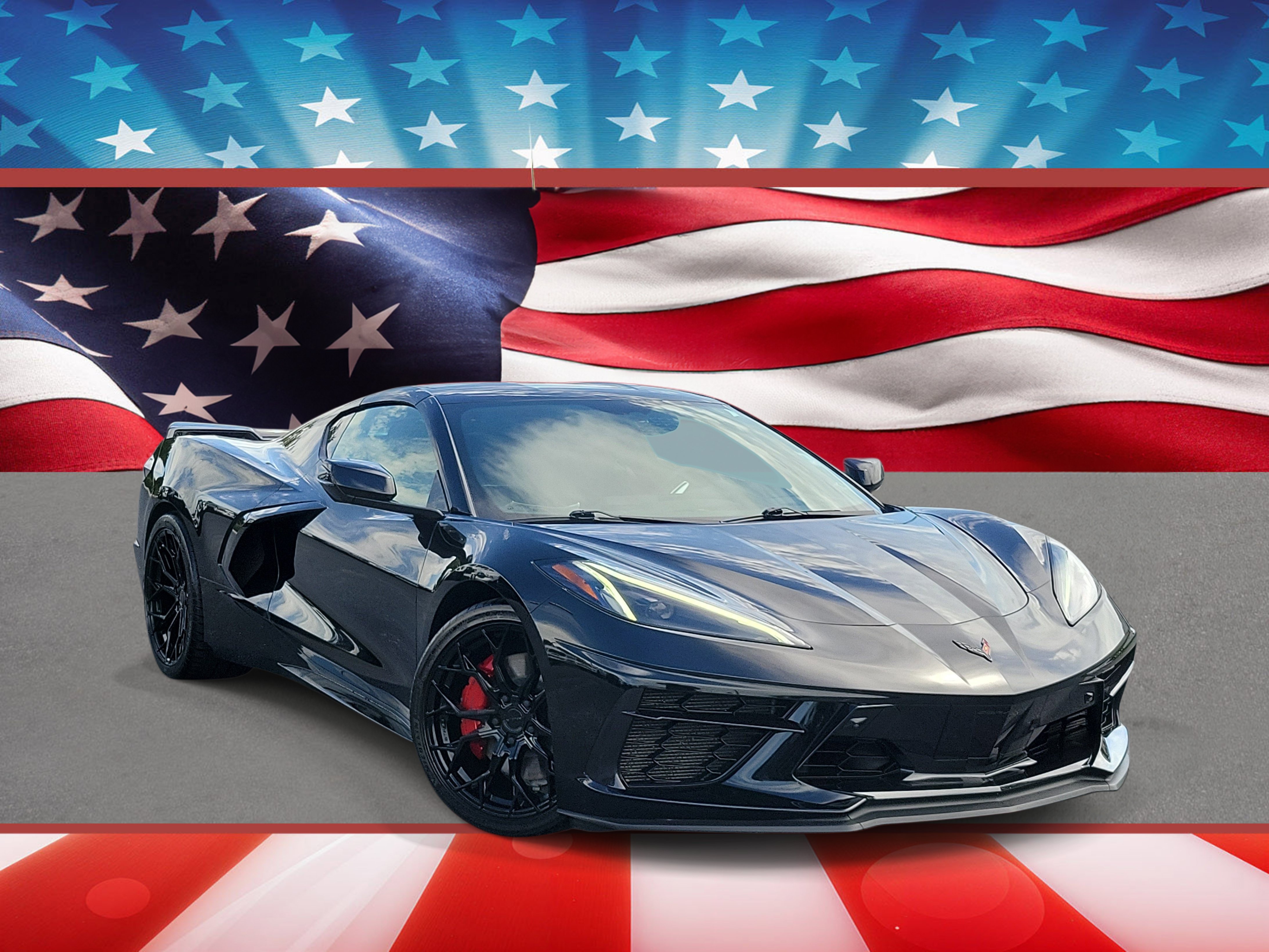 Used 2023 Chevrolet Corvette Stingray Preferred Cpe w/ Z51 Performance Package RWD image 1