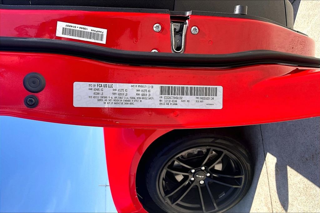 Used 2019 Dodge Charger R/T w/ Blacktop Package RWD image 34