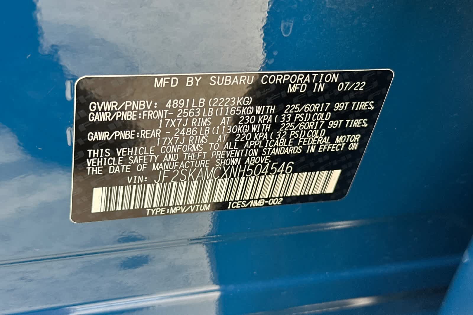 Certified 2022 Subaru Forester Wilderness AWD/4WD image 29
