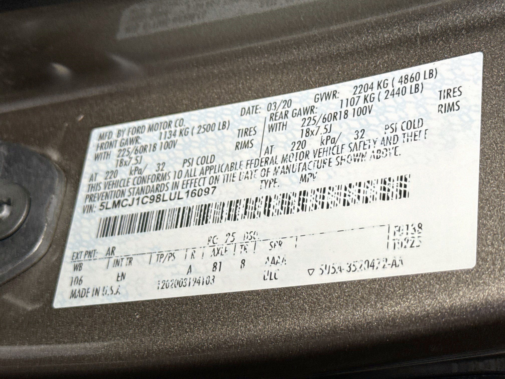 Used 2020 Lincoln Corsair FWD w/ Equipment Group 101A image 40