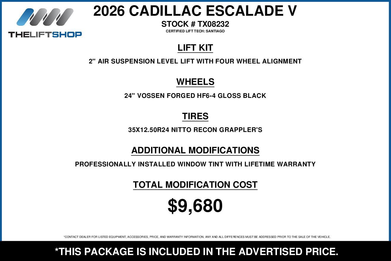 Used 2026 Cadillac Escalade V AWD/4WD image 2