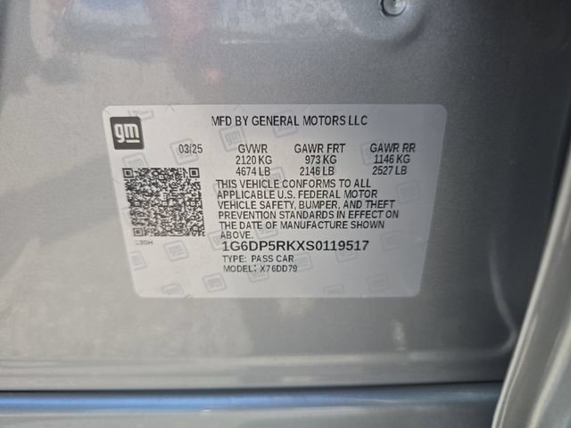 Certified 2025 Cadillac CT5 Sport RWD image 33