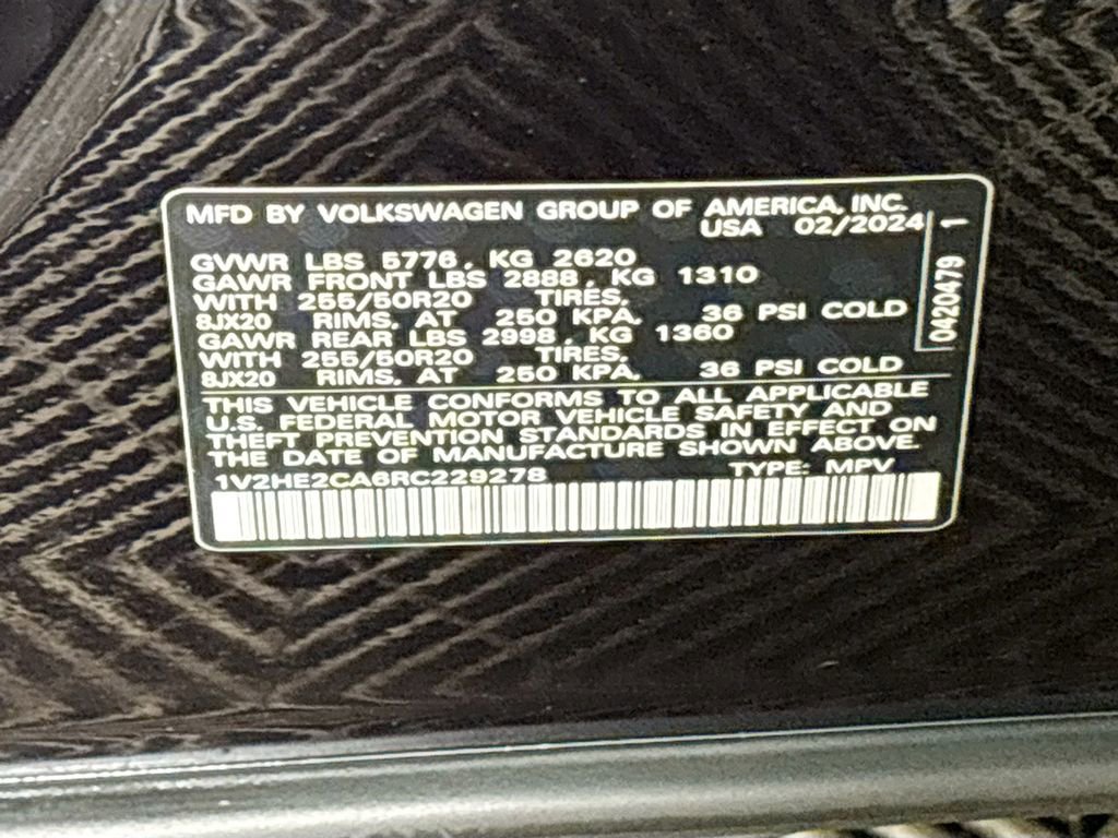 Certified 2024 Volkswagen Atlas Cross Sport SE image 25