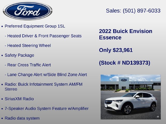 Used 2022 Buick Envision Essence w/ Safety Package FWD image 6