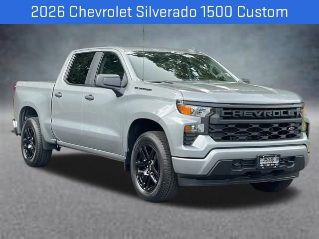 New 2026 Chevrolet Silverado 1500 Custom w/ LPO, Dark Essentials Package