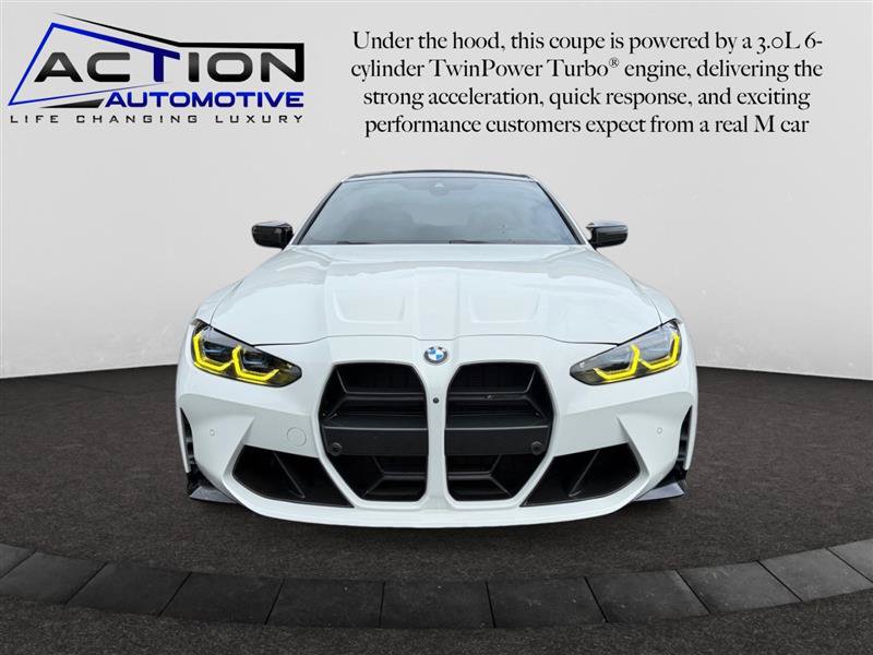 Used 2021 BMW M4 Coupe w/ M Carbon Exterior Package RWD image 3