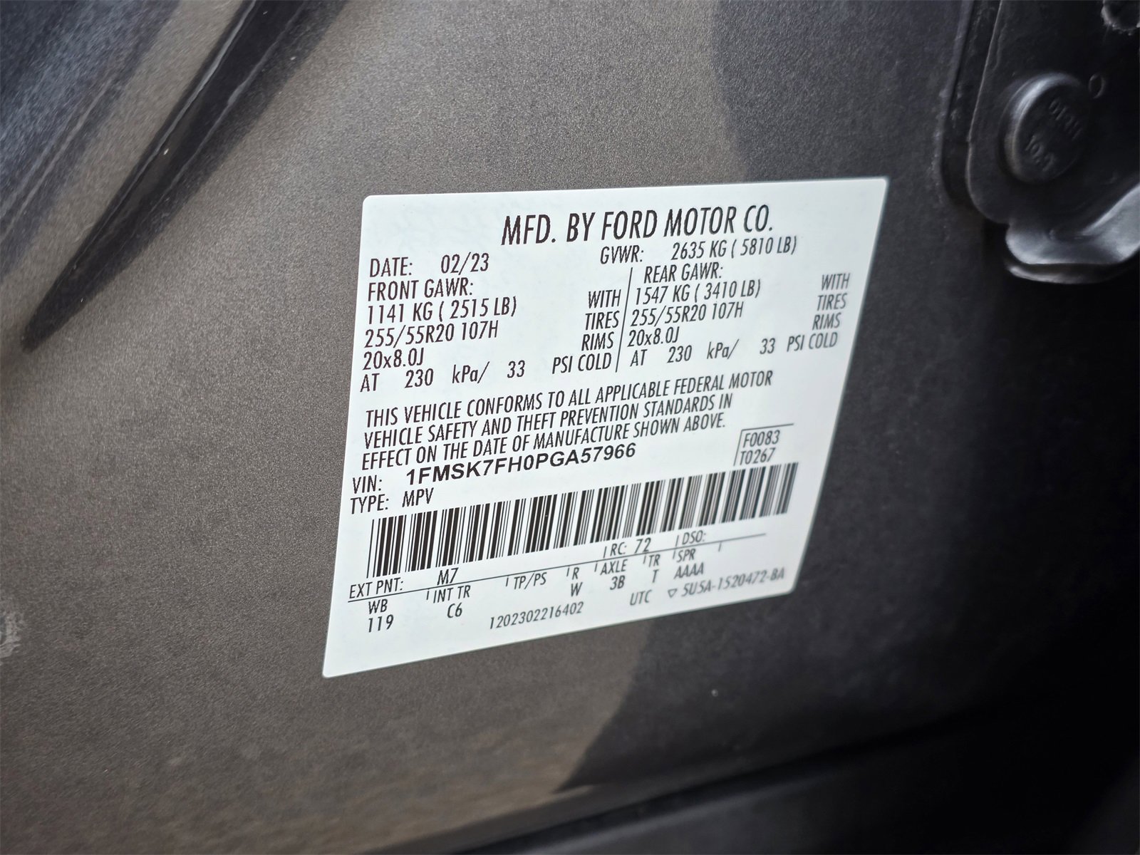 Used 2023 Ford Explorer Limited w/ Equipment Group 301A image 32