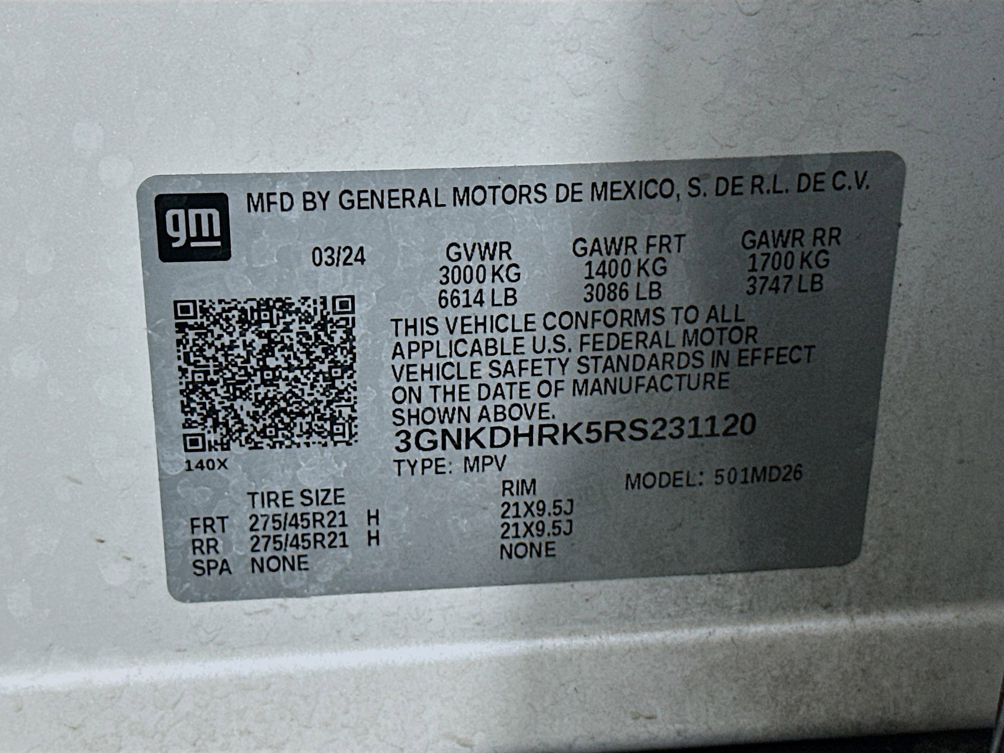 Used 2024 Chevrolet Blazer EV RS RWD image 12