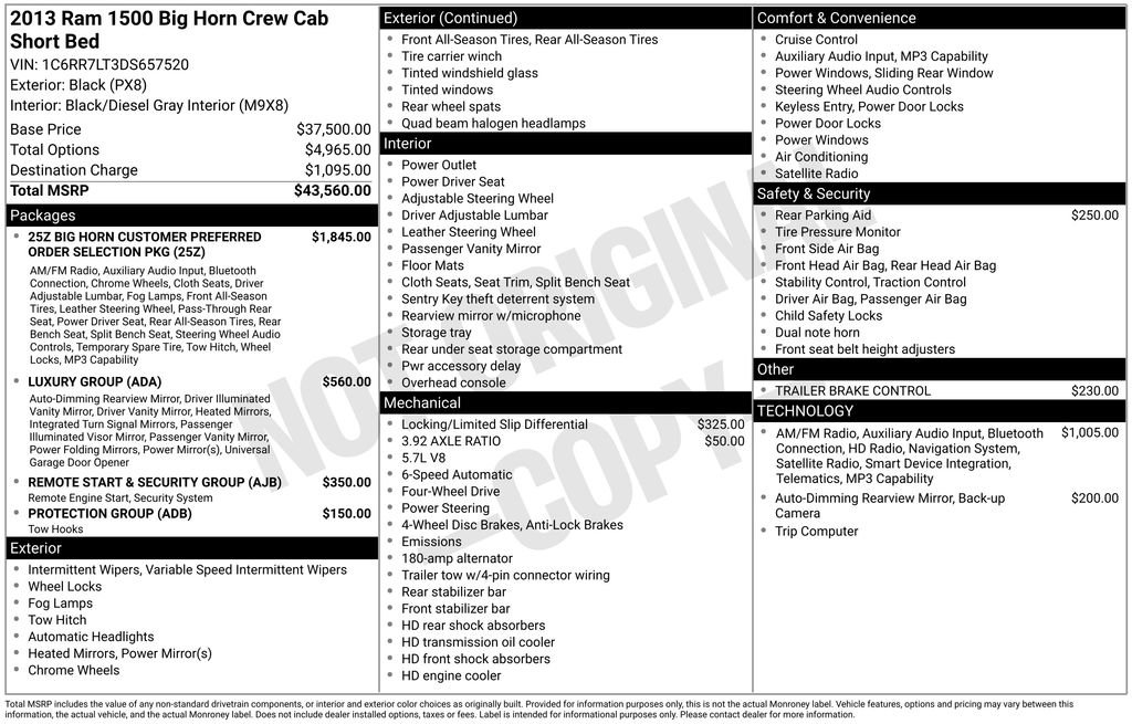 Used 2013 RAM 1500 Big Horn image 6