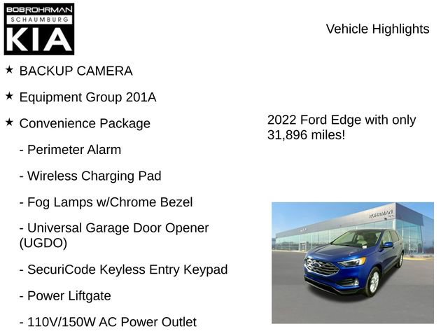 Used 2022 Ford Edge SEL w/ Convenience Package image 7