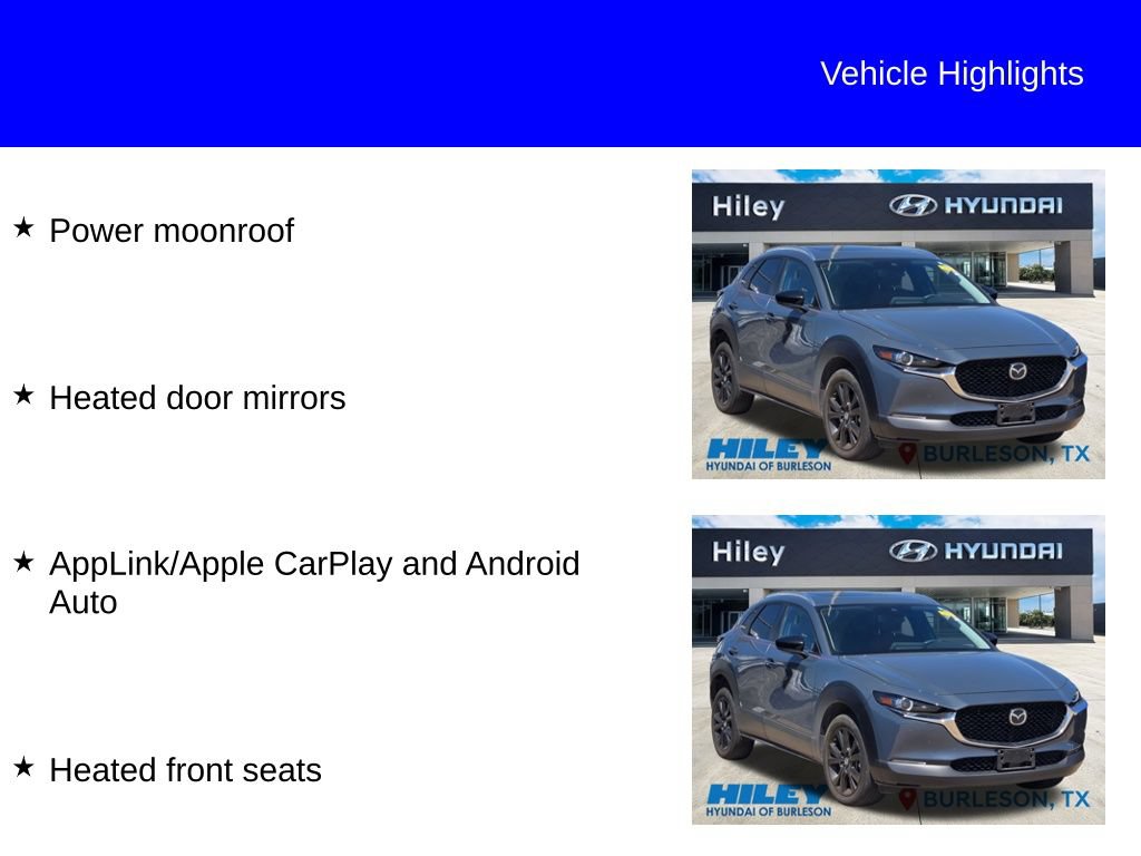 Used 2023 MAZDA CX-30 AWD 2.5 S w/ Preferred Package image 10
