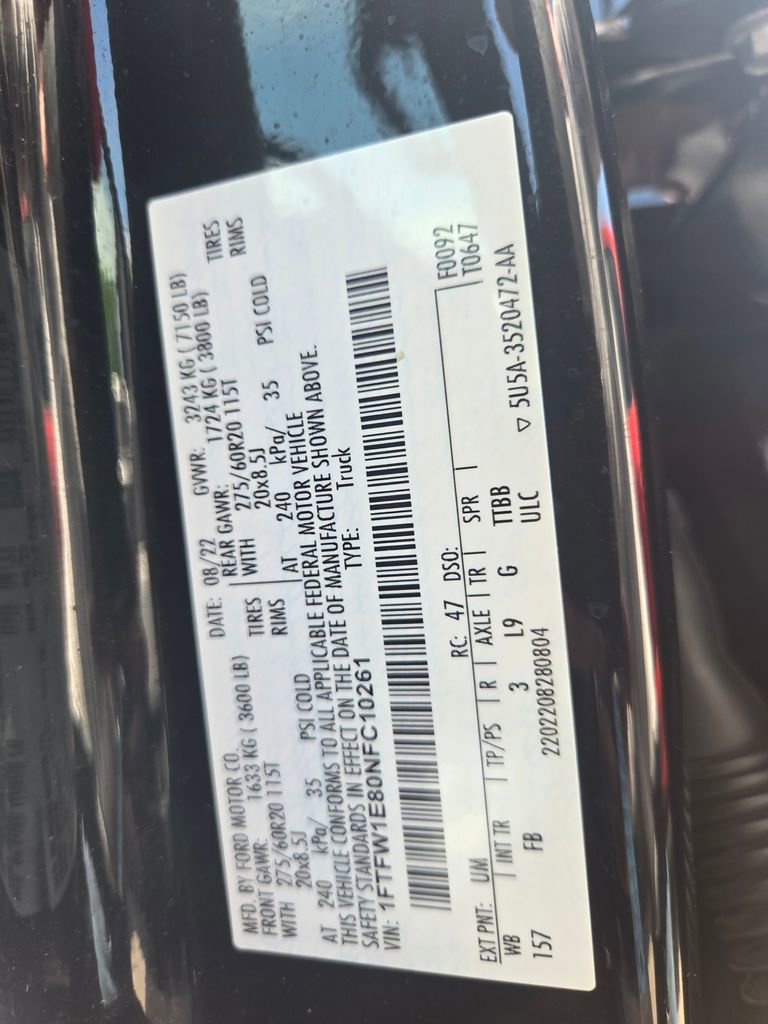 Used 2022 Ford F150 XLT w/ Equipment Group 302A High image 13