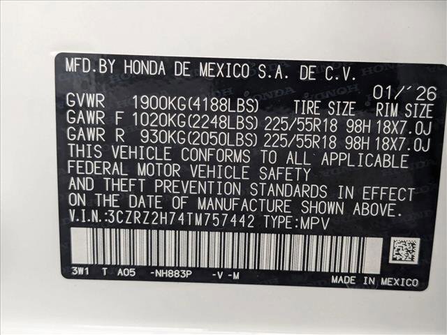 New 2026 Honda HR-V EX-L image 19