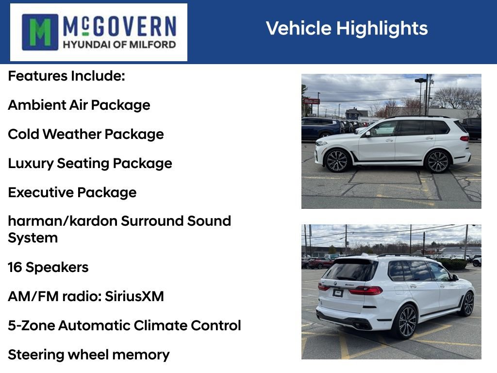 Used 2020 BMW X7 M50i w/ Executive Package image 4
