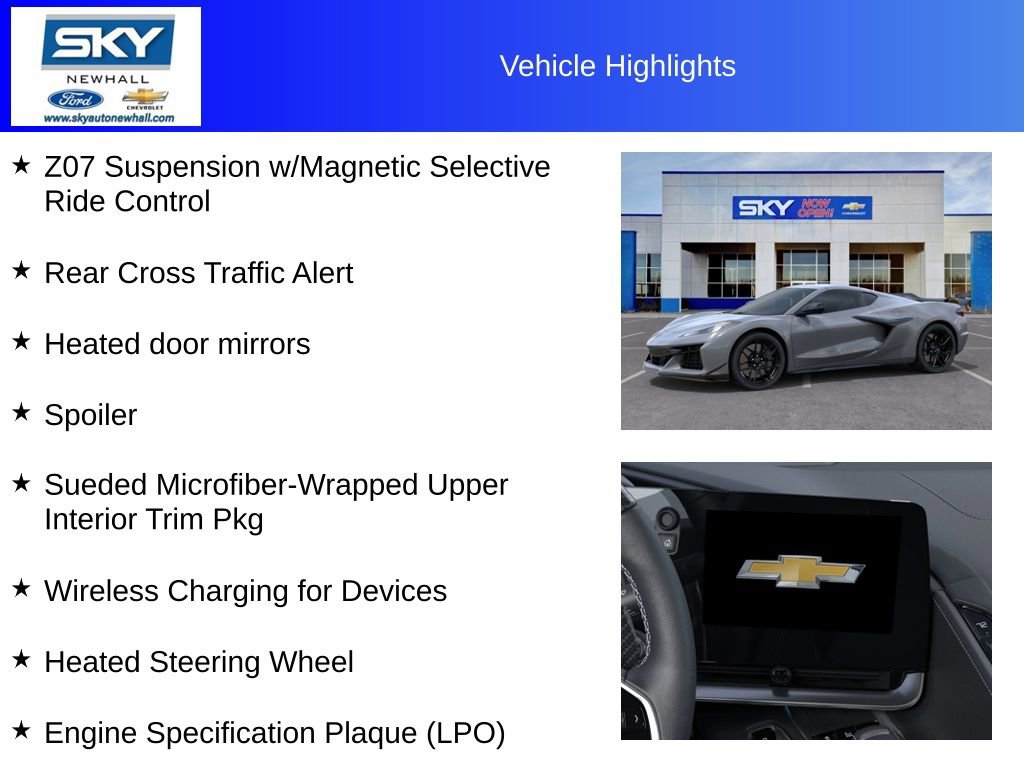 New 2025 Chevrolet Corvette Z06 w/ Z07 Performance Package image 32