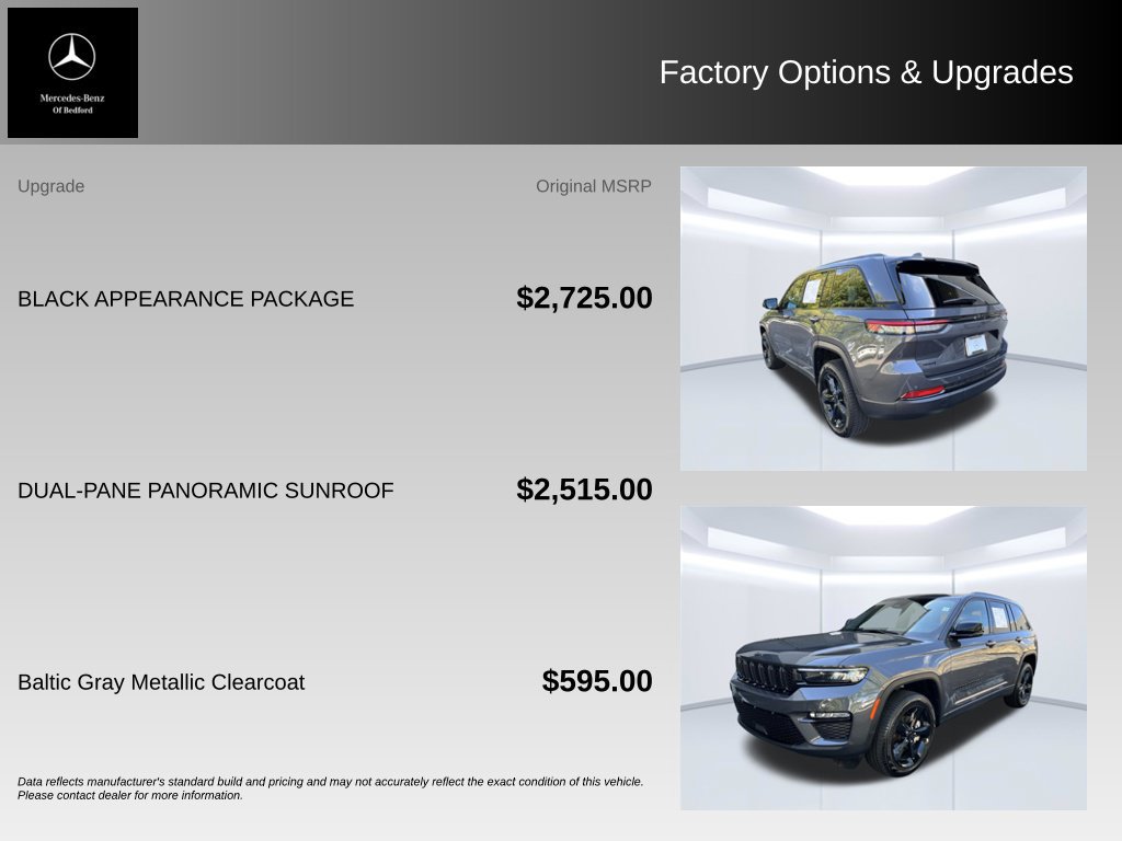 Used 2025 Jeep Grand Cherokee Limited w/ Black Appearance Package AWD/4WD image 5