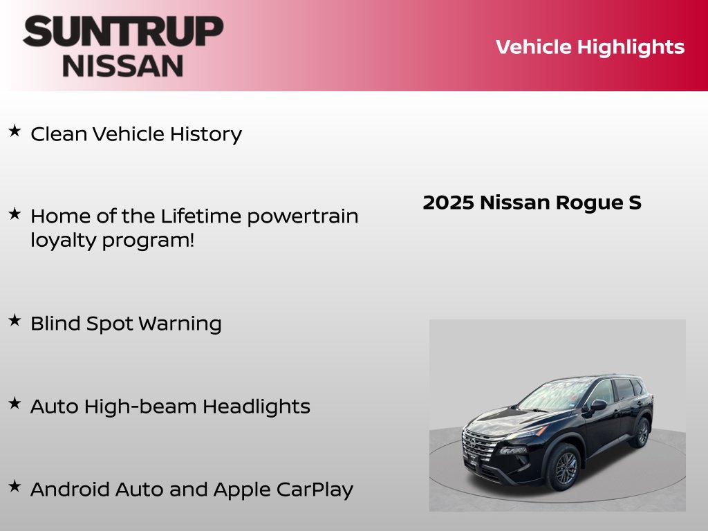 Certified 2025 Nissan Rogue S FWD image 8