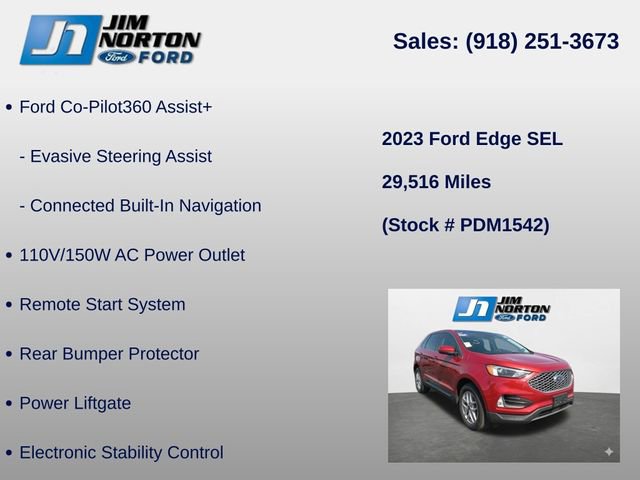 Used 2023 Ford Edge SEL w/ Convenience Package image 15