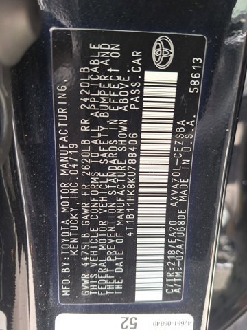 Used 2019 Toyota Camry SE image 20