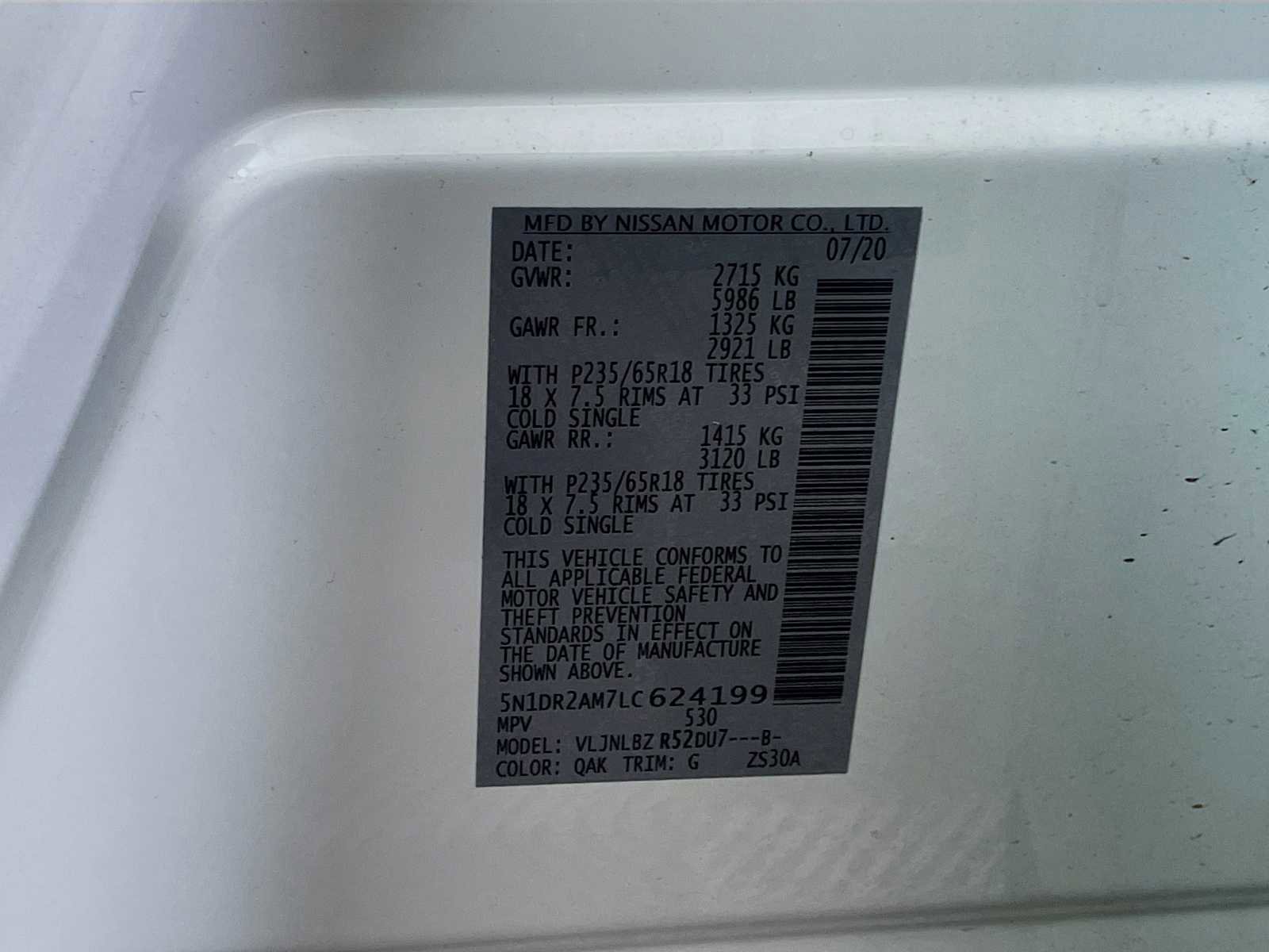 Used 2020 Nissan Pathfinder S image 28